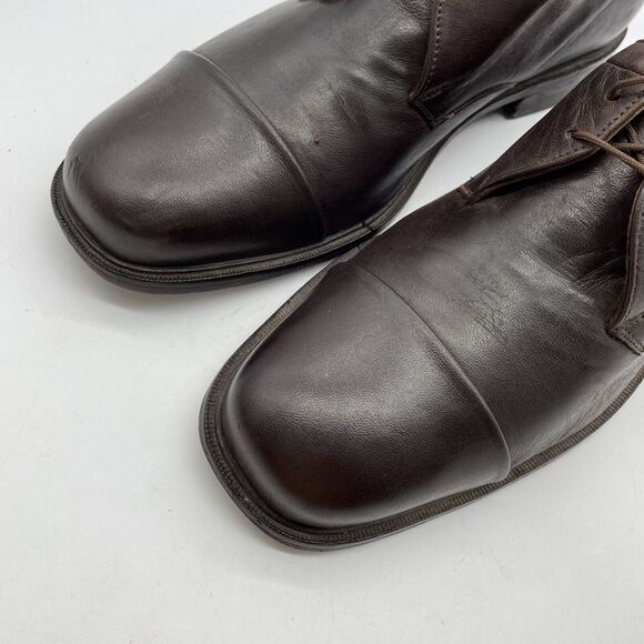 Florsheim Dark Brown Leather Oxfords - Picture 2 of 9